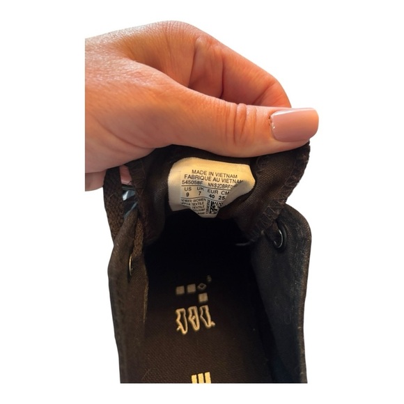 Converse Women's Black Glitter Sneakers Womens Size 9 - Picture 7 of 7